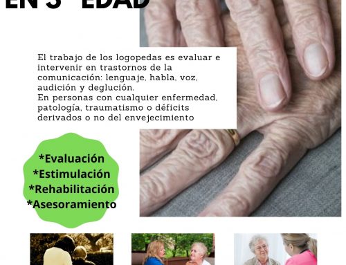 Reivindicación sobre la incorporación del logopeda en los centros de la 3ª Edad de Castilla y León